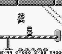 une photo d'Ã©cran de Super Mario Land 2 sur Nintendo Game Boy